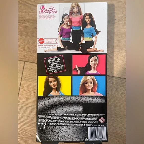 Barbie “Made To Move” Brunette Barbie - Picture 2 of 2